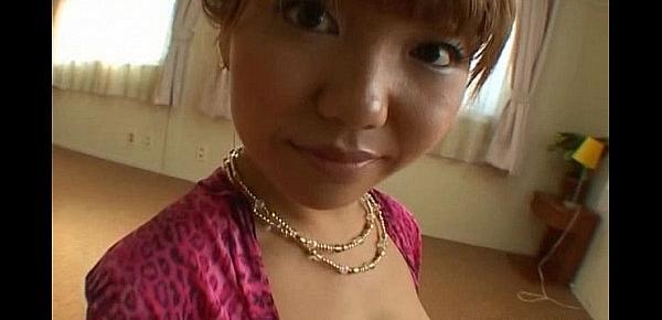  Japanese cutie Momo Himeno loves sucking cock uncensored